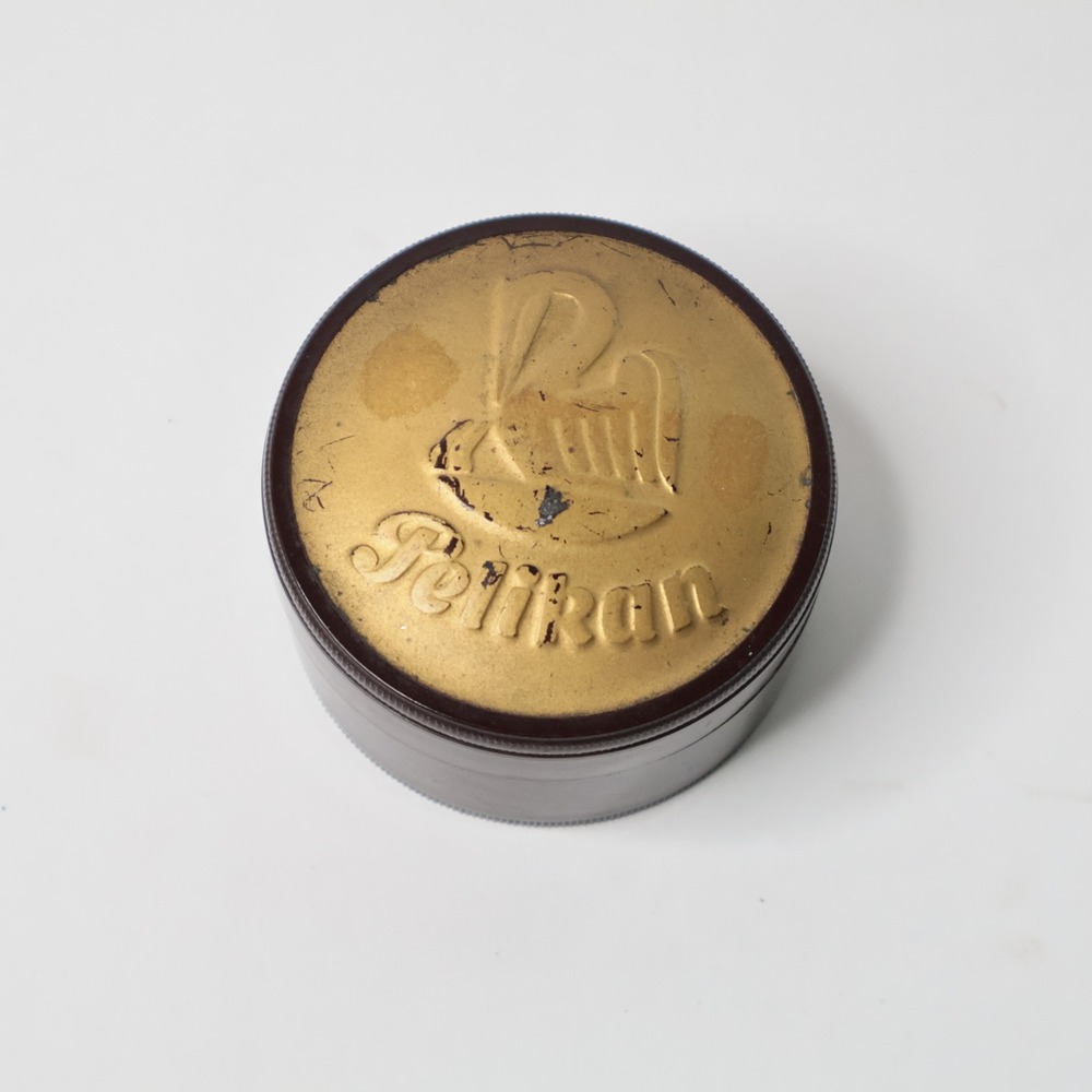 VTG Wehrmacht WWII German Soldiers Bakelite Container Box Pelikan War Relic Case